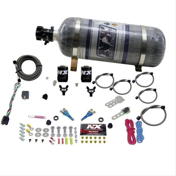 Nitrous Express (NX) Nitrous Express EFI Race Dual Nozzle Nitrous Systems 20816-12 Autofit
