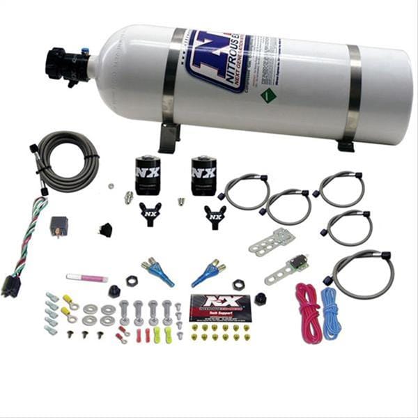 Nitrous Express (NX) Nitrous Express EFI Race Dual Nozzle Nitrous Systems 20816-15 Autofit