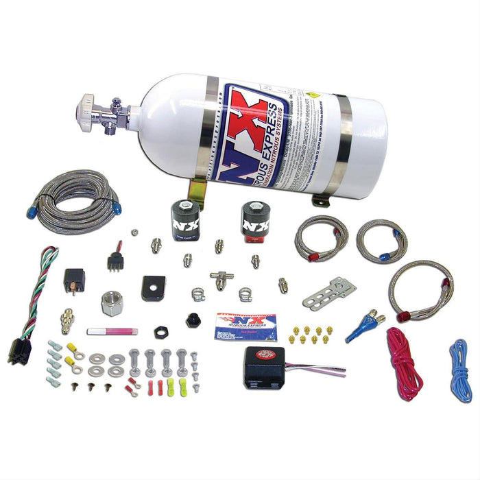 Nitrous Express (NX) Nitrous Express Fly By Wire Single Nozzle EFI Nitrous Systems 20919-00 Autofit