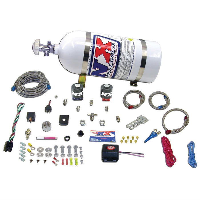 Nitrous Express (NX) Nitrous Express Fly By Wire Single Nozzle EFI Nitrous Systems 20919-10 Autofit
