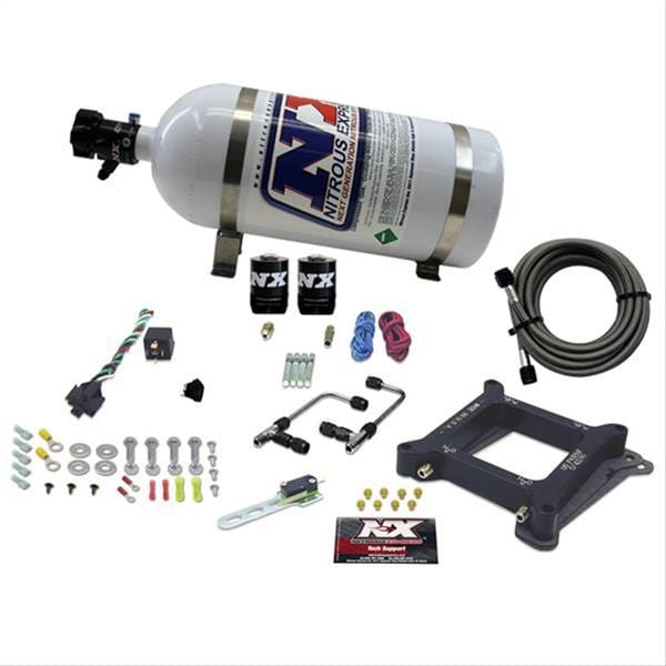 Nitrous Express (NX) Nitrous Express Gemini Twin Stage 6 Plate Nitrous Systems 60040-10 Autofit
