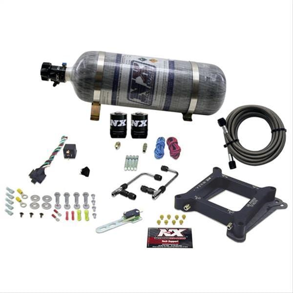 Nitrous Express (NX) Nitrous Express Gemini Twin Stage 6 Plate Nitrous Systems 60045-12 Autofit