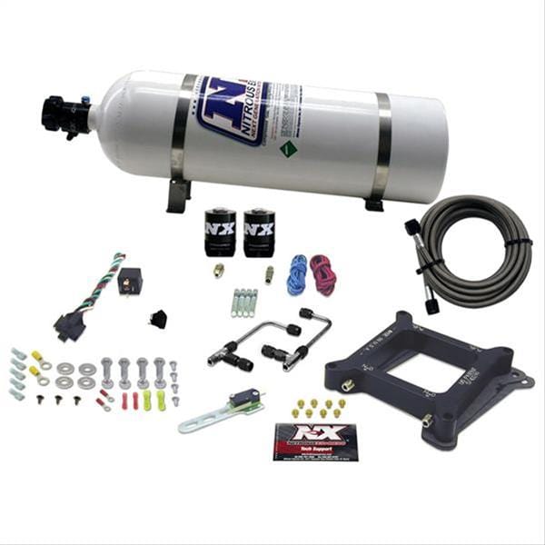 Nitrous Express (NX) Nitrous Express Gemini Twin Stage 6 Plate Nitrous Systems 60045-15 Autofit