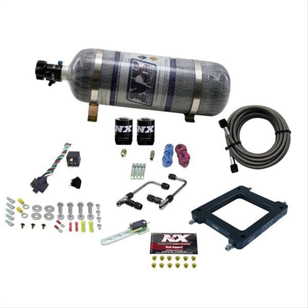 Nitrous Express (NX) Nitrous Express Gemini Twin Stage 6 Plate Nitrous Systems 60075-12 Autofit