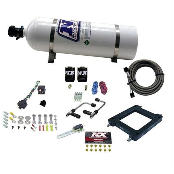 Nitrous Express (NX) Nitrous Express Gemini Twin Stage 6 Plate Nitrous Systems 60075-15 Autofit