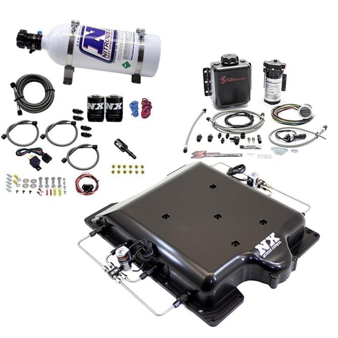 Nitrous Express (NX) Nitrous Express Hellcat Billet Supercharger Lid Nitrous and Water/Methanol Systems 20972BMF-05 Autofit