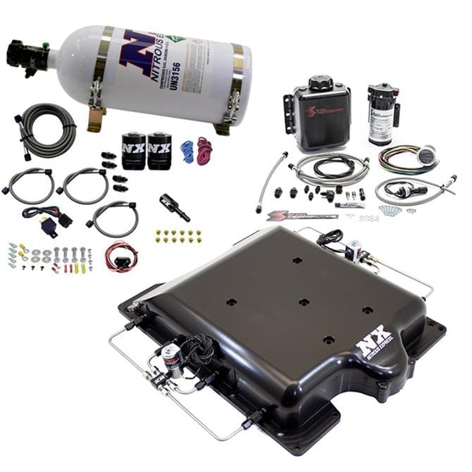 Nitrous Express (NX) Nitrous Express Hellcat Billet Supercharger Lid Nitrous and Water/Methanol Systems 20972BMF-10 Autofit