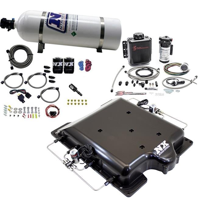 Nitrous Express (NX) Nitrous Express Hellcat Billet Supercharger Lid Nitrous and Water/Methanol Systems 20972BMF-15 Autofit