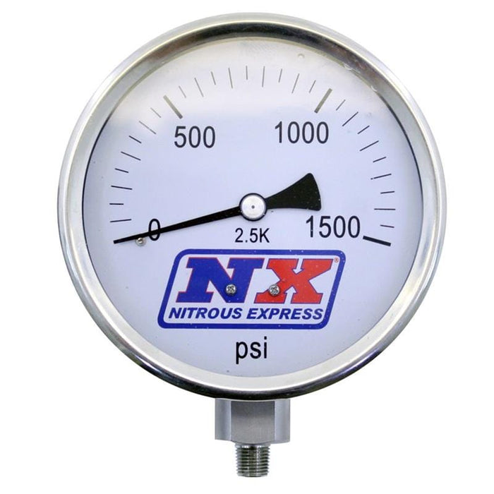Nitrous Express (NX) Nitrous Express High-Accuracy Nitrous Pressure Gauges 15540 Autofit