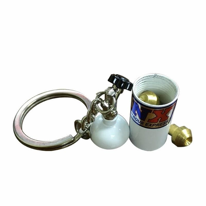 Nitrous Express (NX) Nitrous Express Miniture NX Bottle Keychains 16422 Autofit
