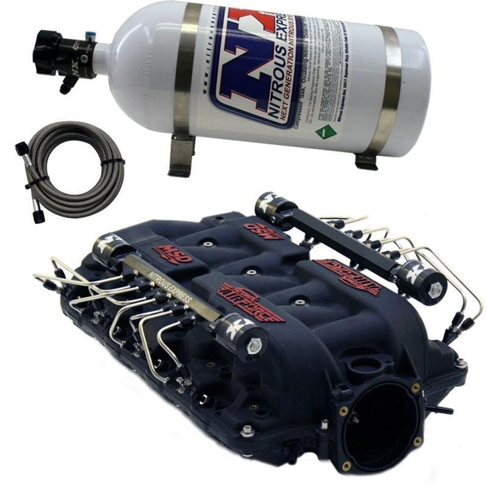 Nitrous Express (NX) Nitrous Express MSD AirForce Direct Port Nitrous Intake Manifold Kits INTAKE025 Autofit