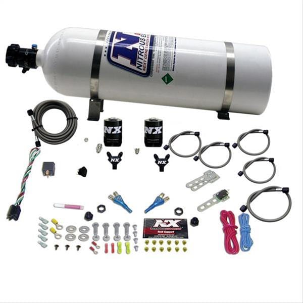Nitrous Express (NX) Nitrous Express Sport Compact Dual Nozzle Nitrous Systems 20616-15 Autofit