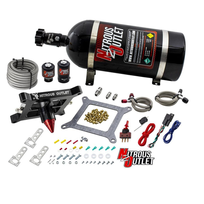 Nitrous Outlet Nitrous Outlet 4150 GENIII Stinger Nitrous Oxide Plate Systems 00-10600-GEN3-10 Autofit