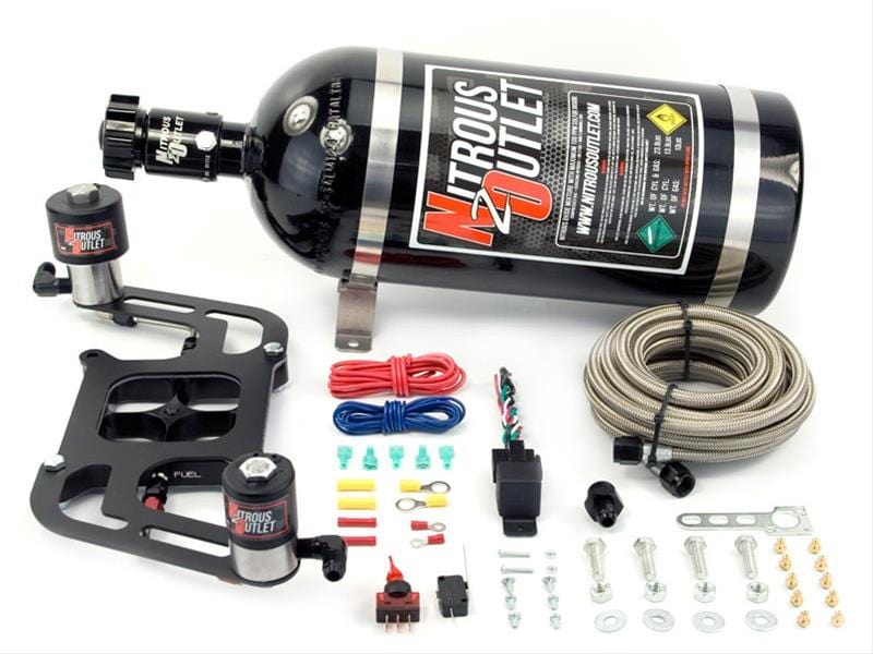Nitrous Outlet Nitrous Outlet 4150 GENIII Stinger Nitrous Oxide Plate Systems 00-10606-GEN3-10 Autofit