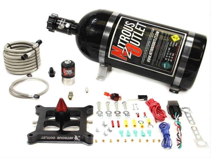 Nitrous Outlet Nitrous Outlet 4150 GENIII Stinger Nitrous Oxide Plate Systems 00-10670-GEN3-15 Autofit