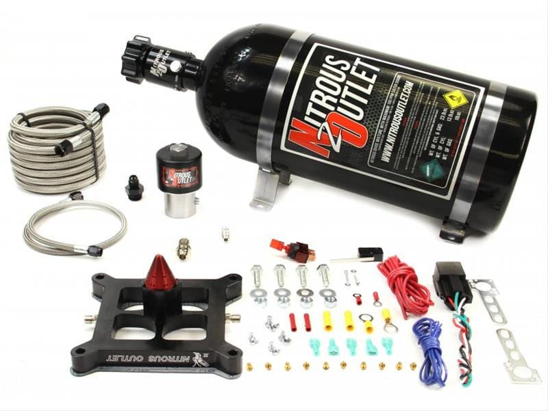 Nitrous Outlet Nitrous Outlet 4150 GENIII Stinger Race Nitrous Oxide Plate Systems 00-10671-GEN3-12 Autofit
