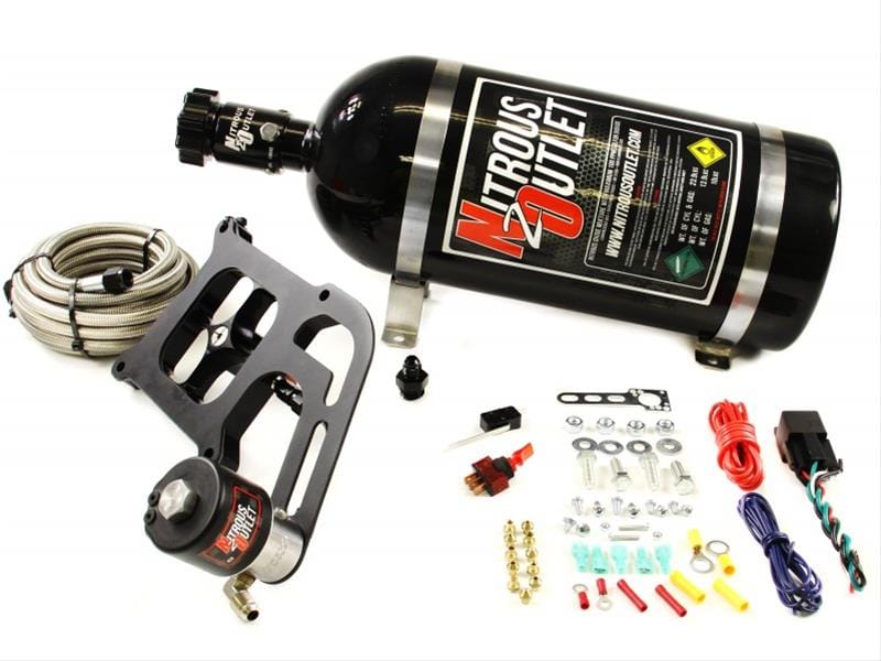 Nitrous Outlet Nitrous Outlet 4150 GENIII Stinger Race Nitrous Oxide Plate Systems 00-10674-GEN3-12 Autofit