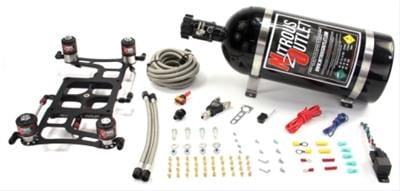 Nitrous Outlet Nitrous Outlet 4150 Hornet Dual-Stage Nitrous Oxide Plate Systems 00-10626-10 Autofit