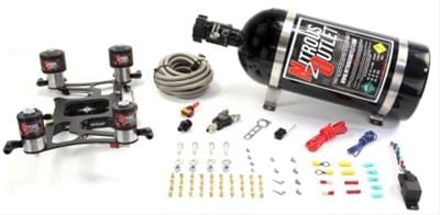 Nitrous Outlet Nitrous Outlet 4150 Hornet Race Dual-Entry Nitrous Oxide Plate Systems 00-10628-10 Autofit