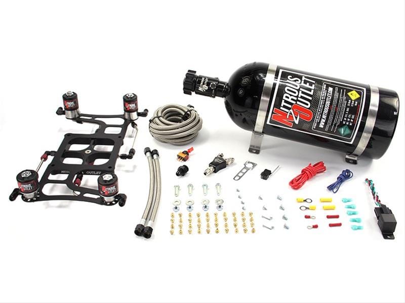 Nitrous Outlet Nitrous Outlet 4500 GENIII Dual-Stage Hornet Plate Systems 00-10638-GEN3-10 Autofit