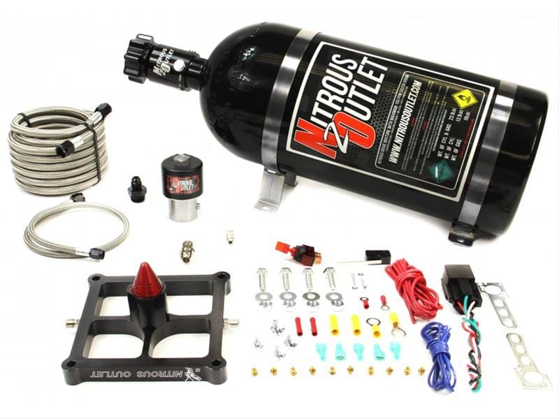 Nitrous Outlet Nitrous Outlet 4500 GENIII Stinger Race Nitrous Oxide Plate Systems 00-10678-GEN3-10 Autofit