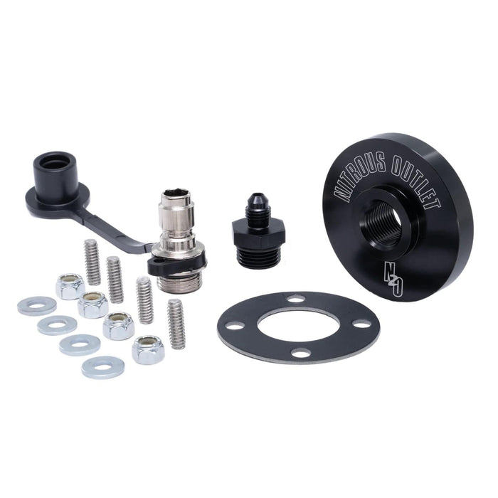 Nitrous Outlet Nitrous Outlet Bulkhead Fittings 00-34044-4Q Autofit