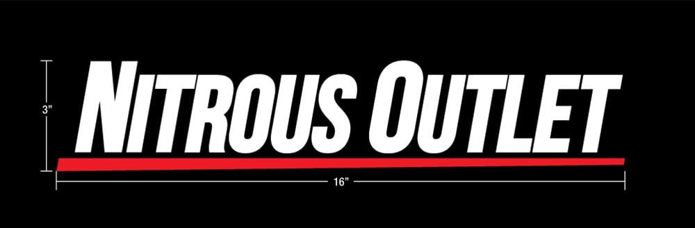 Nitrous Outlet Nitrous Outlet Decals and Stickers 00-57002-COWL Autofit