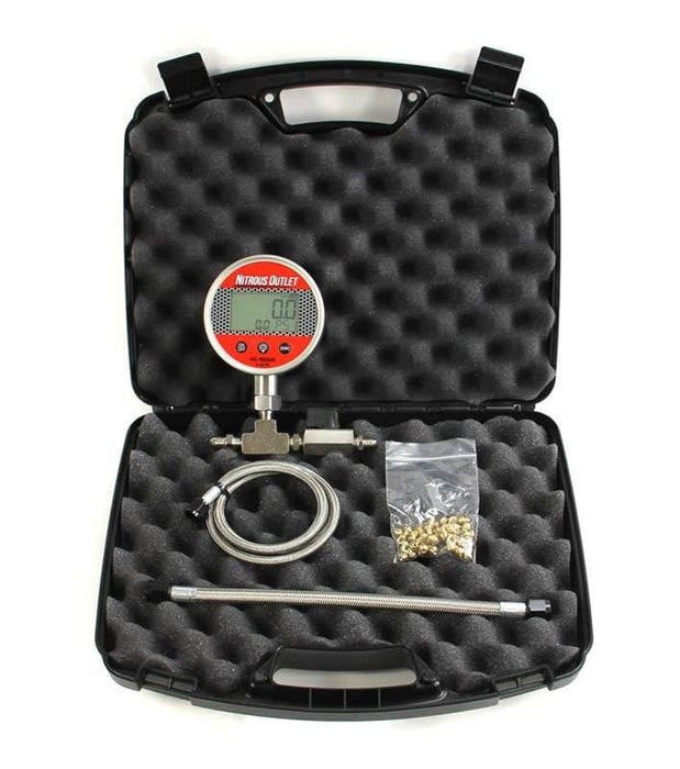 Nitrous Outlet Nitrous Outlet Digital Flowing Fuel Pressure Test Gauges 00-63010 Autofit
