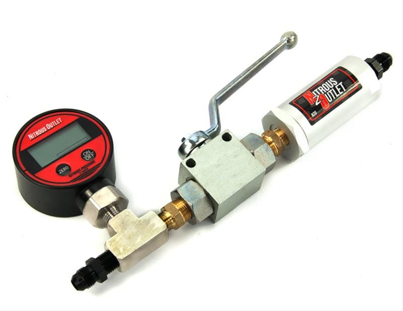Nitrous Outlet Nitrous Outlet Digital Inline Nitrous Pressure Gauges 00-63017-8 Autofit