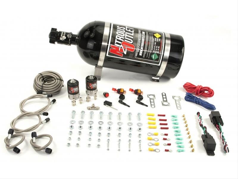 Nitrous Outlet Nitrous Outlet Dual Nozzle Nitrous Systems 00-10207-10 Autofit