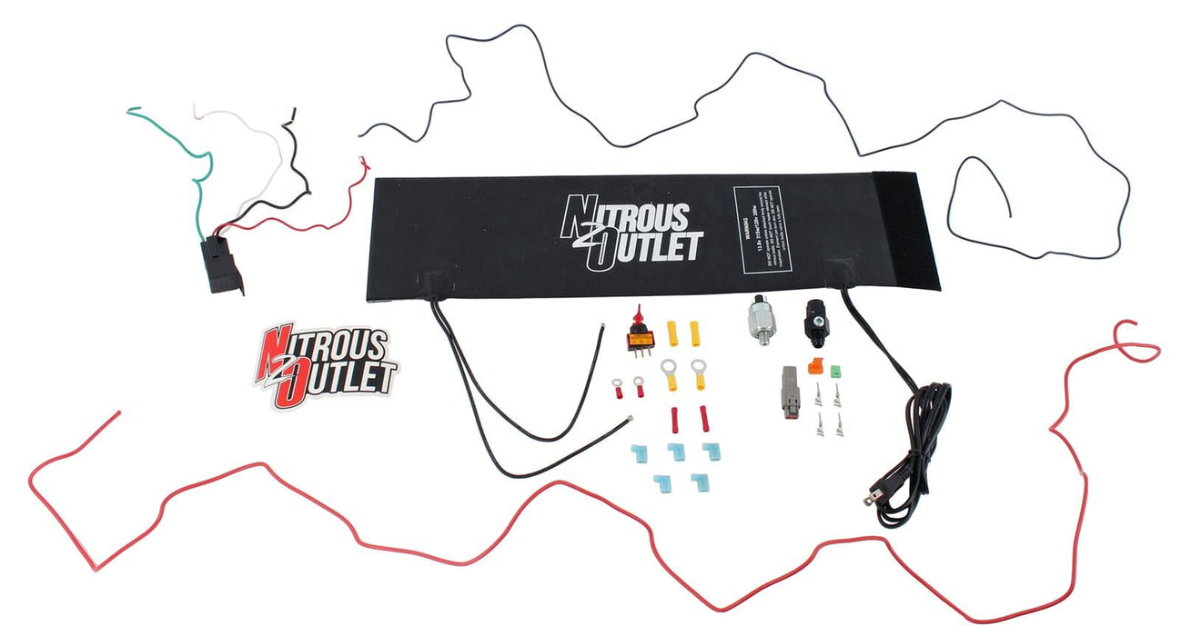 Nitrous Outlet Nitrous Outlet Dual Voltage Wrap Around Bottle Heaters 00-64004-6 Autofit