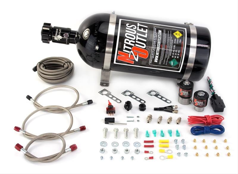 Nitrous Outlet Nitrous Outlet EFI Single Nozzle Systems 00-10000-10 Autofit