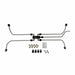 Nitrous Outlet Nitrous Outlet Engine Coolant Crossovers 03-51008 Autofit