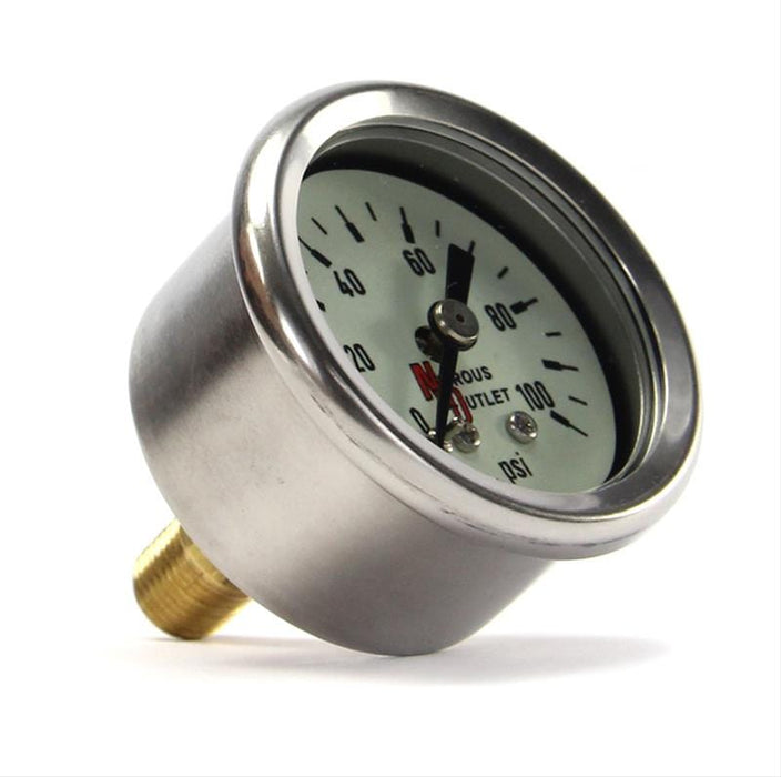 Nitrous Outlet Nitrous Outlet Luminescent Fuel Pressure Gauges 00-63004 Autofit