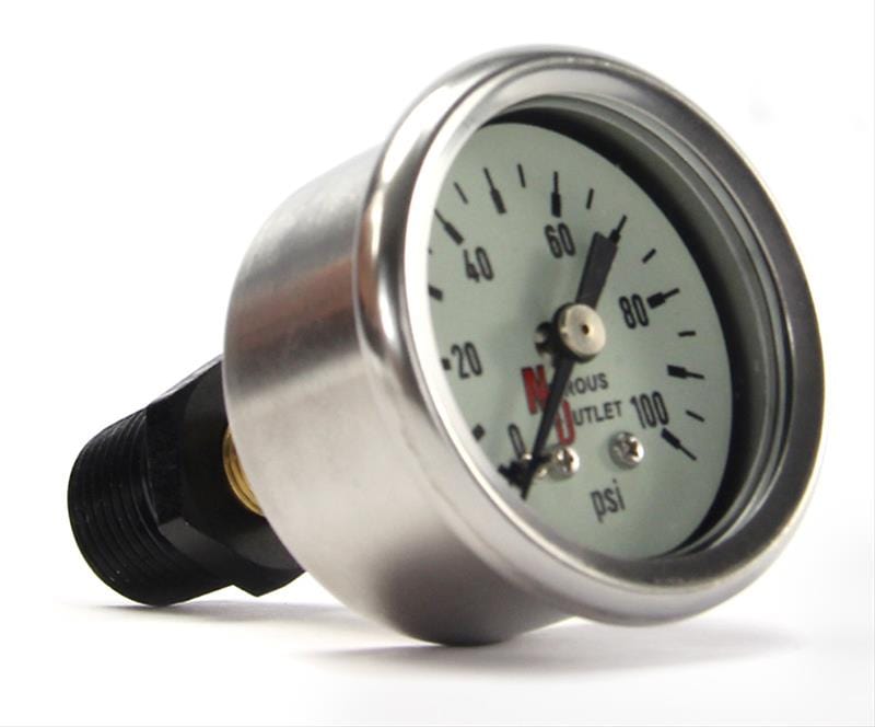 Nitrous Outlet Nitrous Outlet Luminescent Fuel Pressure Gauges 00-63004-B Autofit