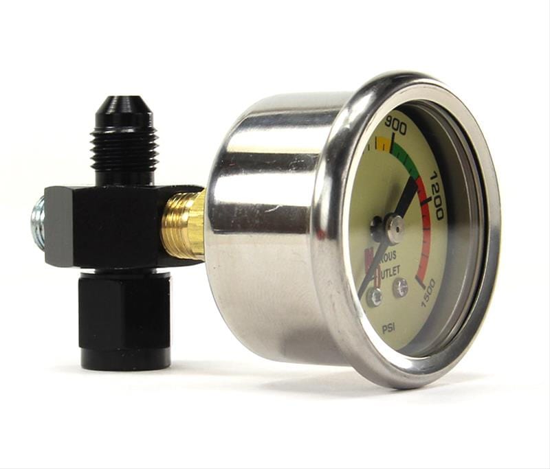 Nitrous Outlet Nitrous Outlet Luminescent Nitrous Pressure Gauges 00-63001-4 Autofit