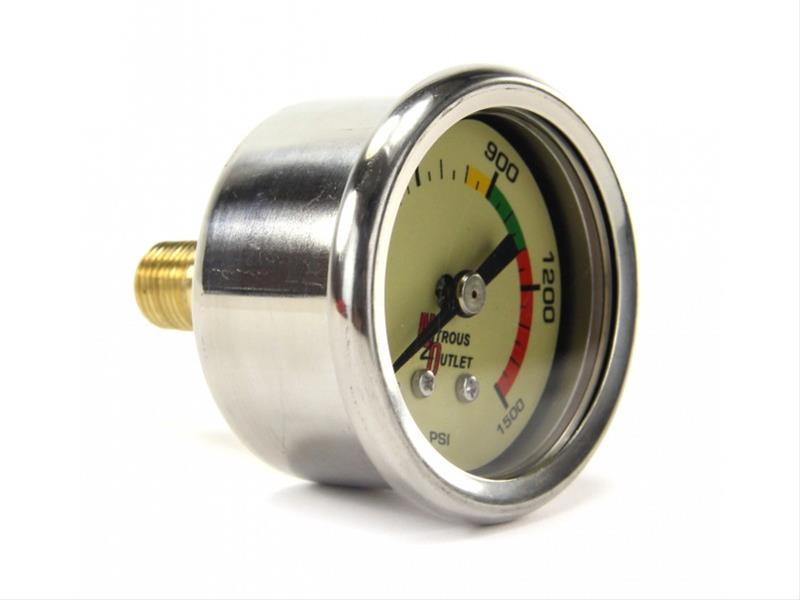 Nitrous Outlet Nitrous Outlet Luminescent Nitrous Pressure Gauges 00-63001 Autofit