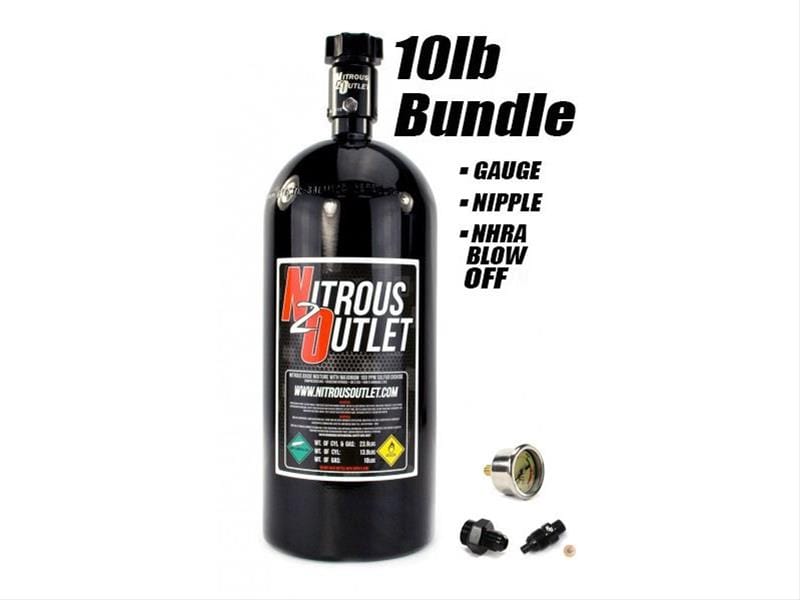 Nitrous Outlet Nitrous Outlet Nitrous Oxide Bottles 00-30140-8 Autofit