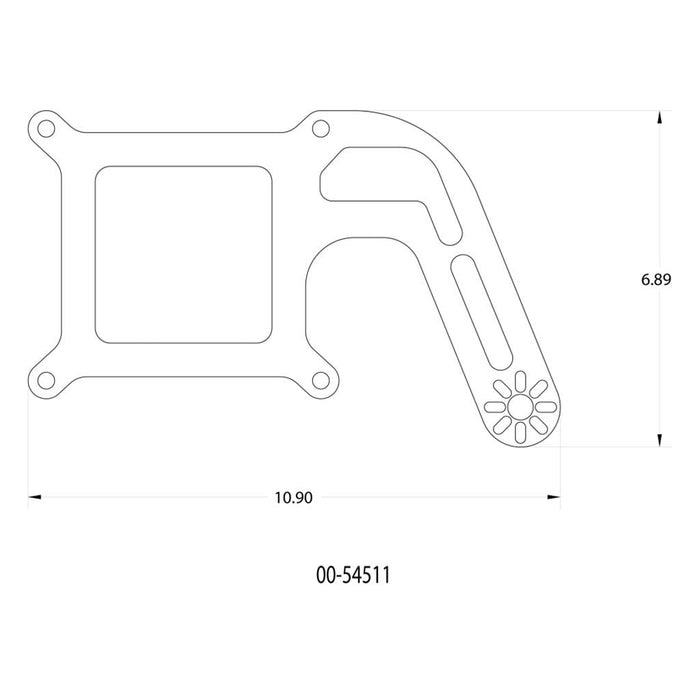 Nitrous Outlet Nitrous Outlet Nitrous Oxide Solenoid Mounting Brackets 00-54511 Autofit