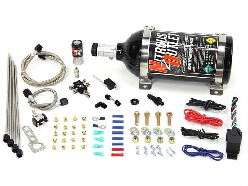 Nitrous Outlet Nitrous Outlet Powersports Nitrous Hardline Systems 50-10104-5 Autofit
