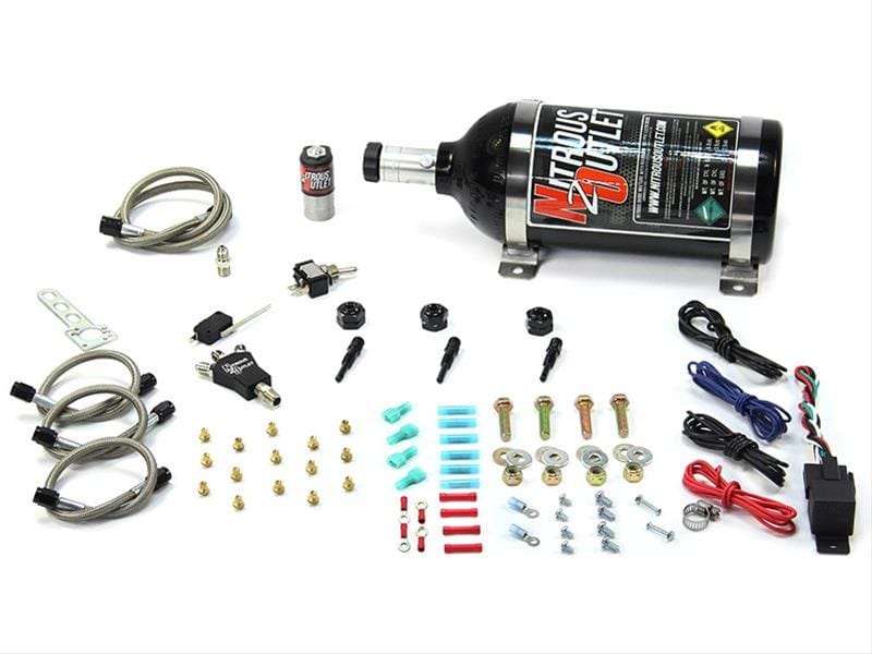 Nitrous Outlet Nitrous Outlet Powersports Nitrous Nozzle Systems 50-10003-2.5 Autofit