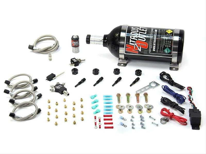Nitrous Outlet Nitrous Outlet Powersports Nitrous Nozzle Systems 50-10004-2.5 Autofit