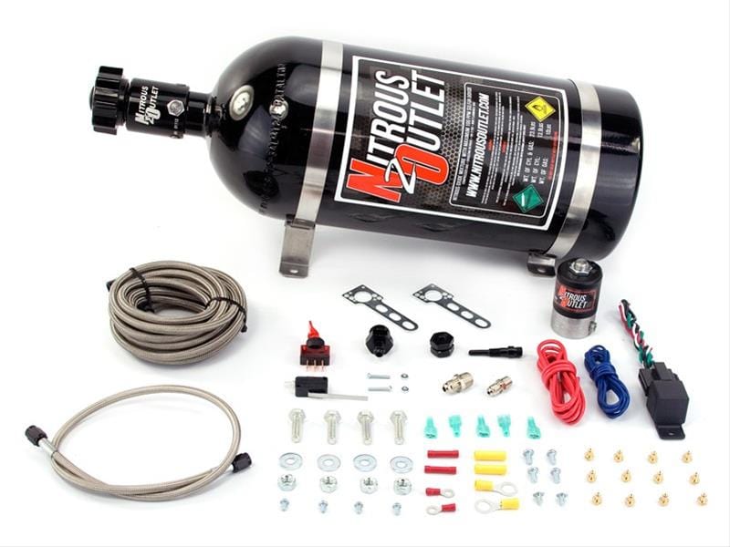 Nitrous Outlet Nitrous Outlet Single Nozzle Dry Nitrous Systems 00-10200-10 Autofit