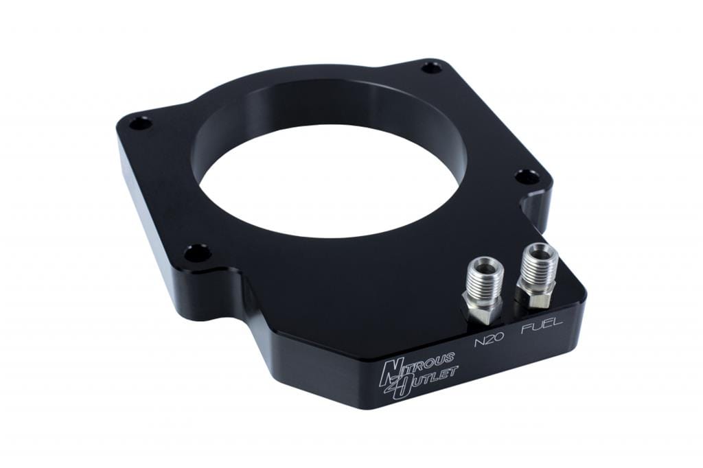 Nitrous Outlet Nitrous Outlet Throttle Body Spacers 00-42034 Autofit