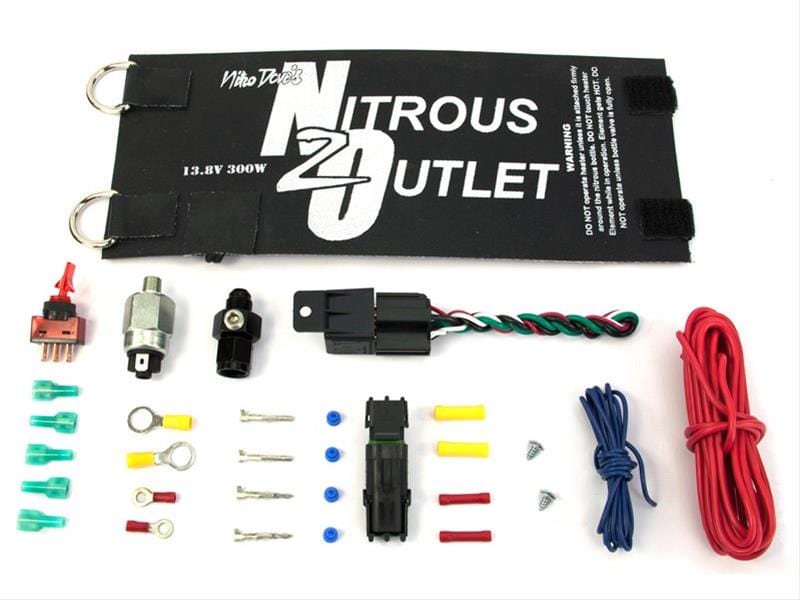 Nitrous Outlet Nitrous Outlet X-Series Nitrous Bottle Heater Kits 22-64001-6 Autofit