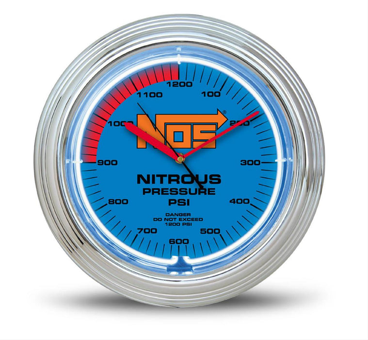 Nitrous Oxide Systems (NOS) NOS Logo Neon Clock 19352NOS Autofit