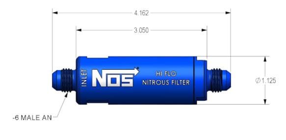 Nitrous Oxide Systems (NOS) NOS Nitrous and Fuel Filters 15558NOS Autofit