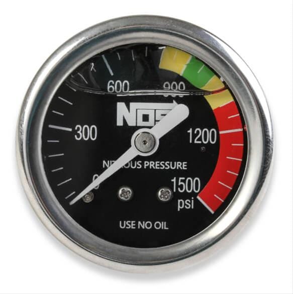 Nitrous Oxide Systems (NOS) NOS Nitrous Pressure Gauges 15919NOS Autofit