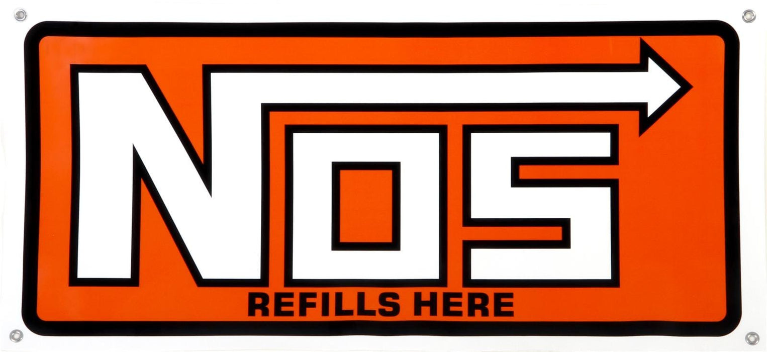 Nitrous Oxide Systems (NOS) NOS Refills Here Banners 19304NOS Autofit