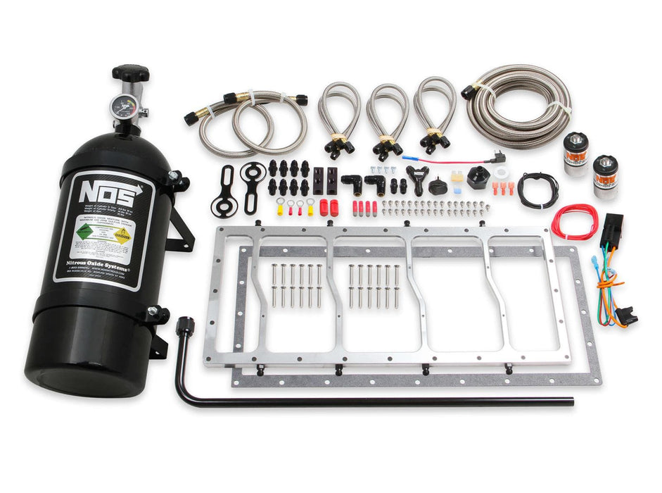 Nitrous Oxide Systems (NOS) NOS Sniper EFI Race Series LS Dry Nitrous Plate Systems 05503NOS Autofit